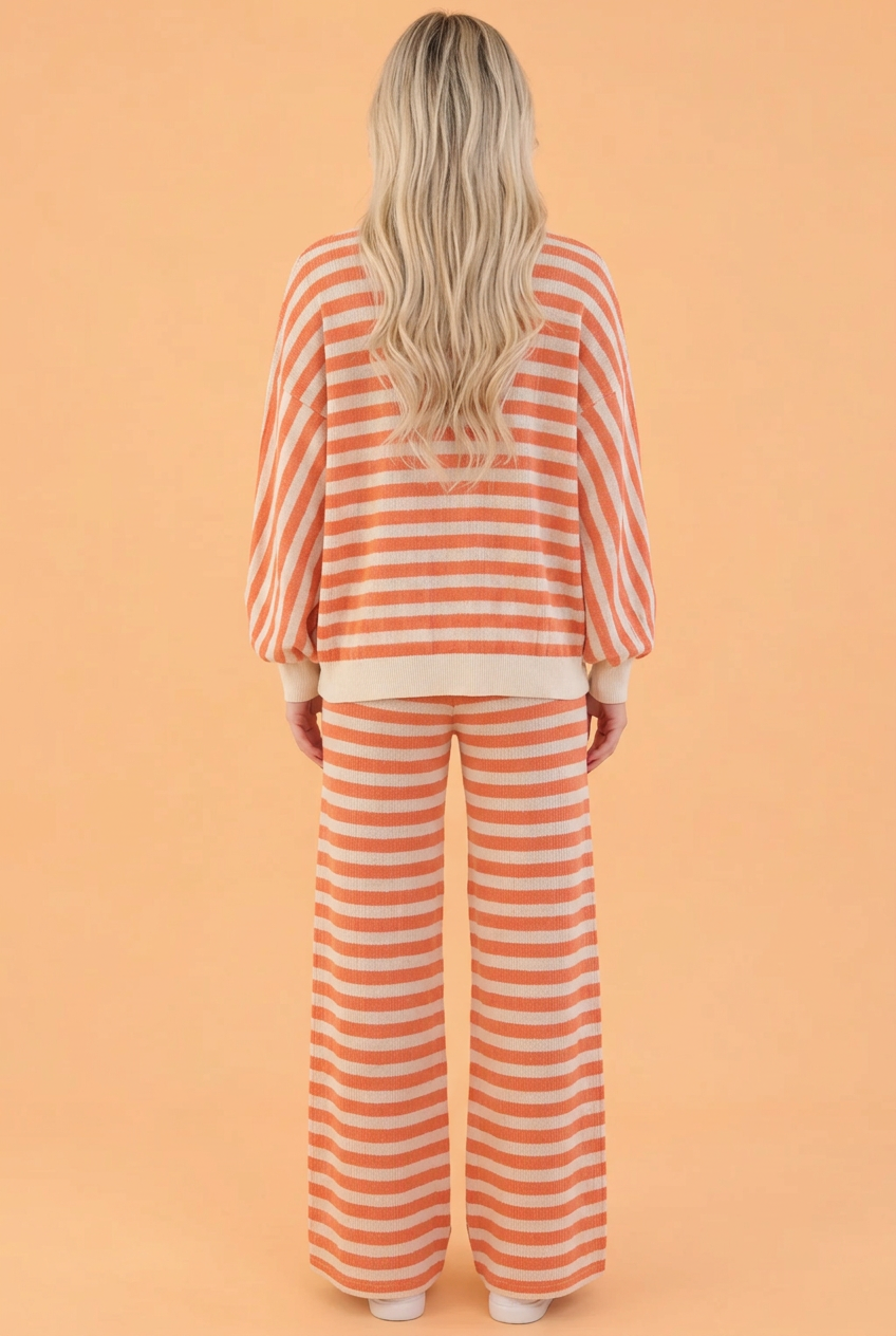 The Tess Stripe Lounge Set