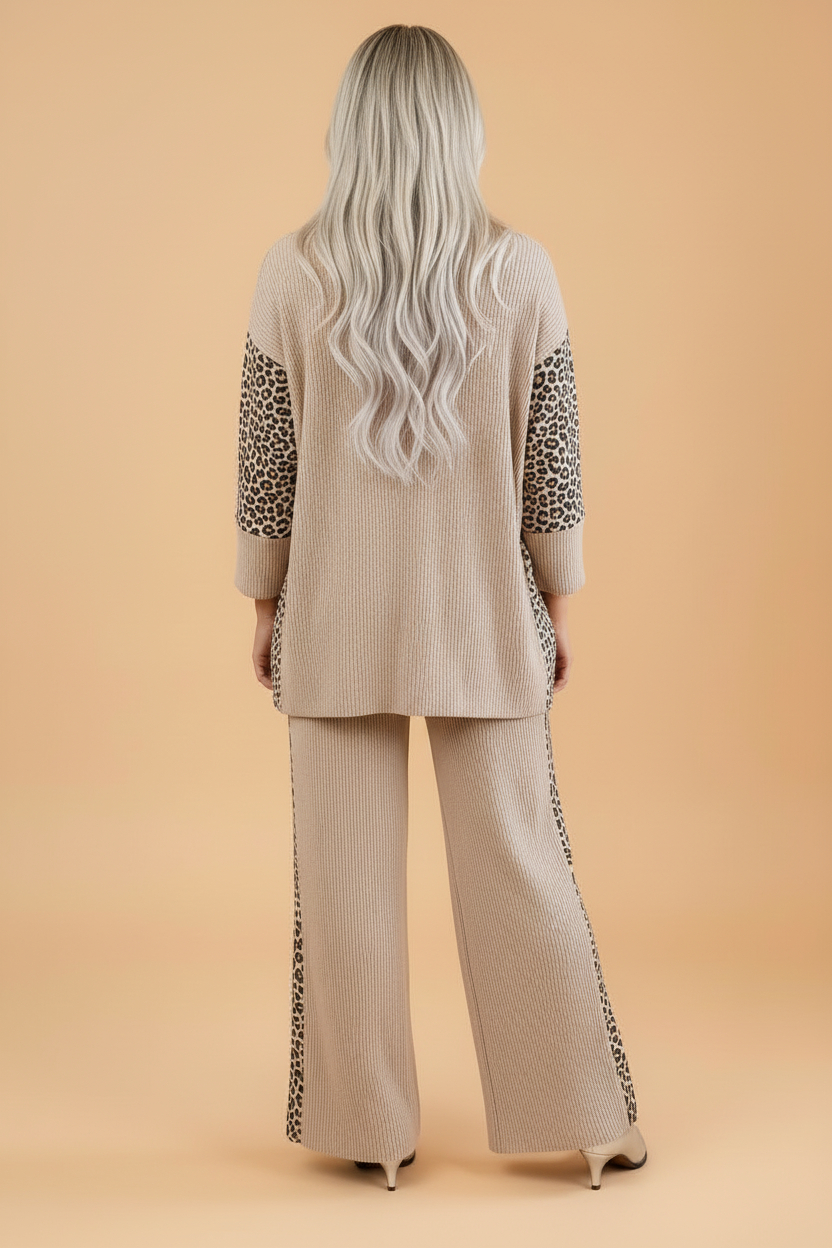 The Kenzie Leopard Lounge Set