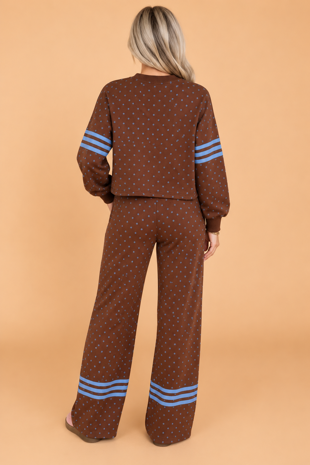 The Baylor Polka Dot Lounge Set