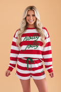 The Holly Jolly Stripe Christmas Lounge Set