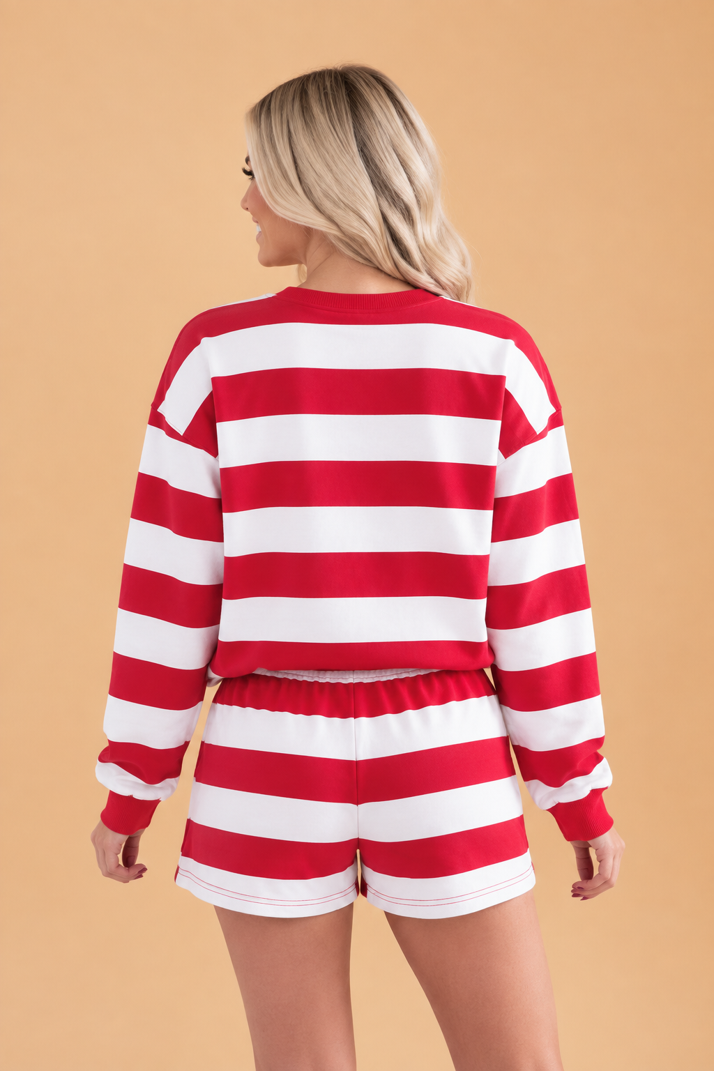 The Holly Jolly Stripe Christmas Lounge Set