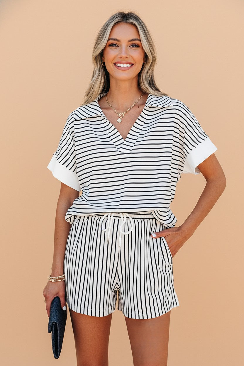 The Ella Striped Lounge Set