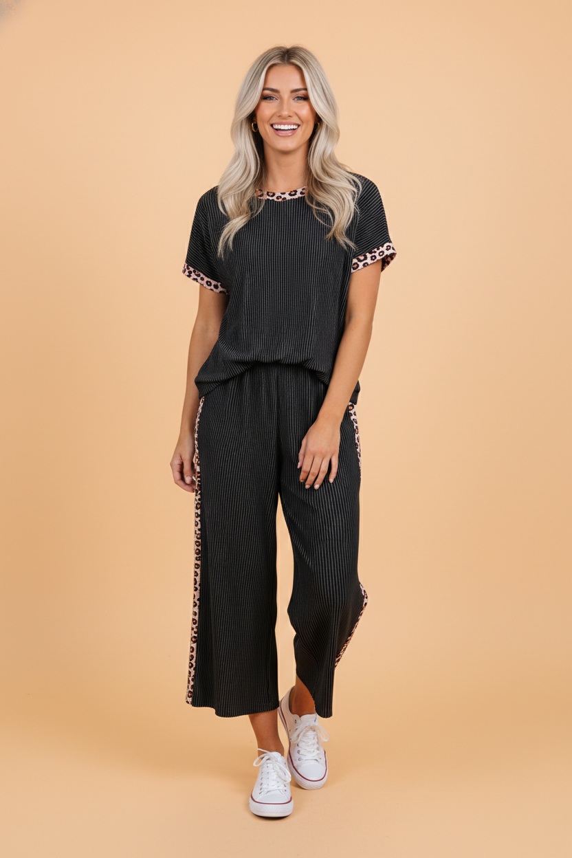 The Lennie Leopard Lounge Set