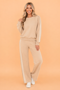 The Maggie Stripe Sweat Set
