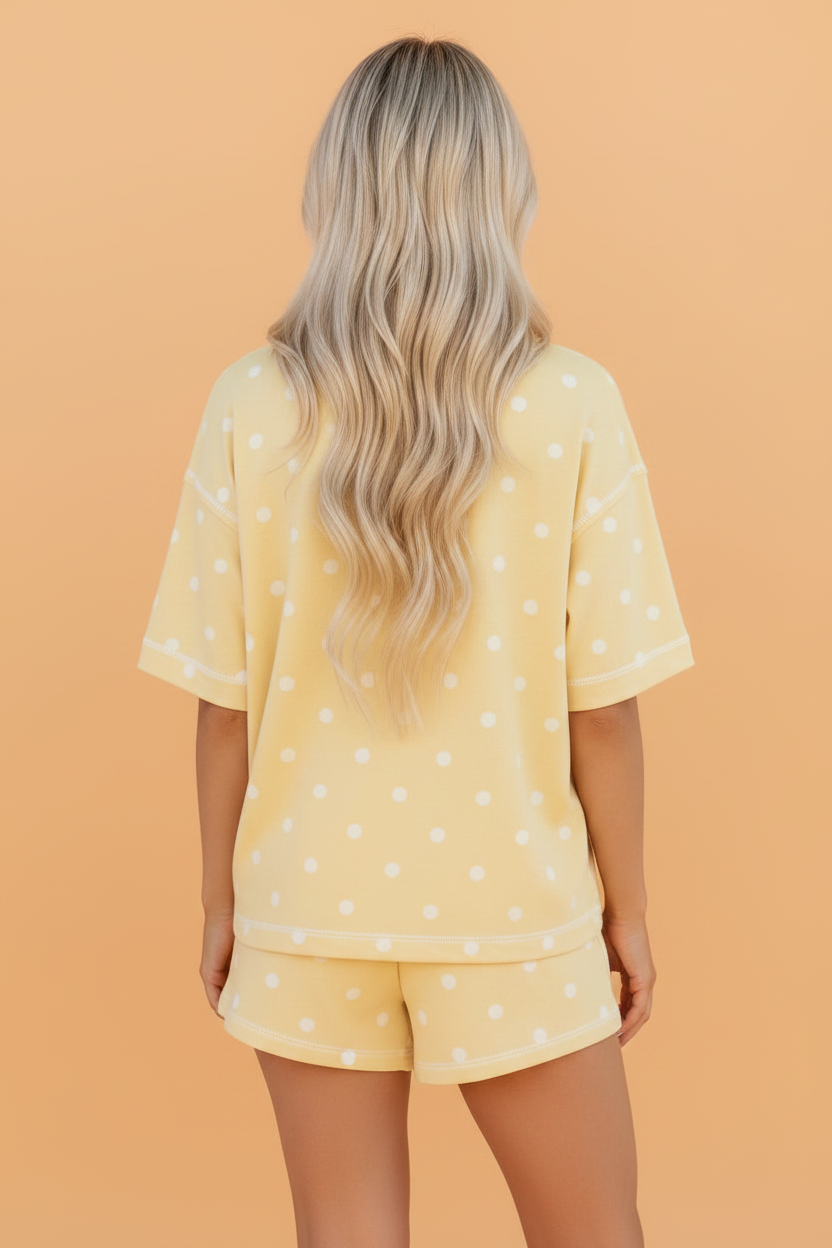 The Penelope Polka Dot Lounge Set