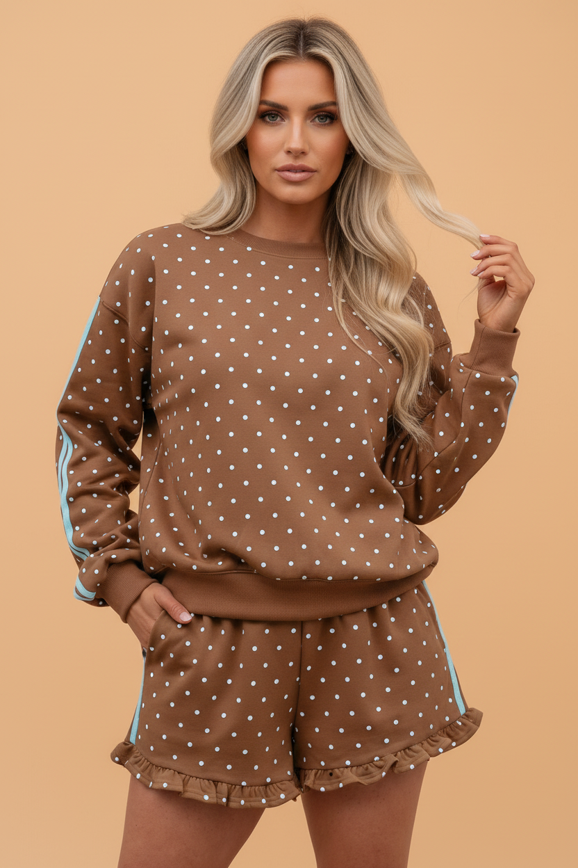 The Maisie Polka Dot Lounge Set