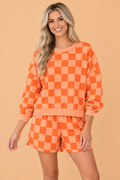 The Rory Checkered Lounge Set