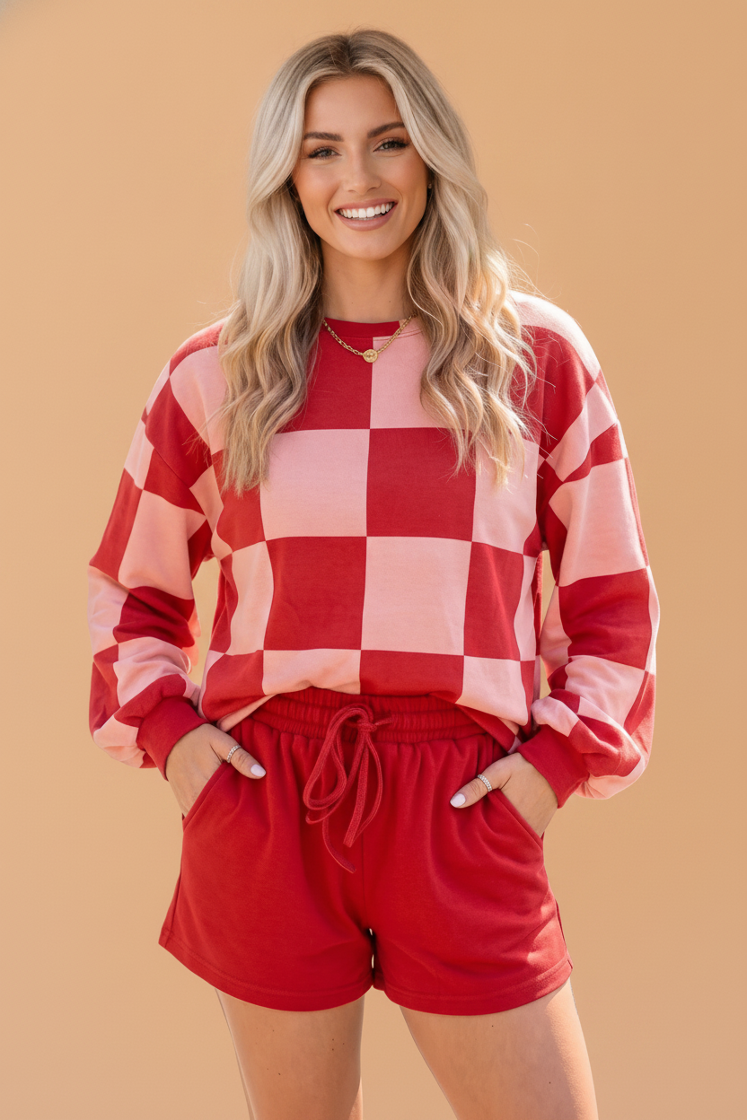 The Sutton Checker Lounge Set