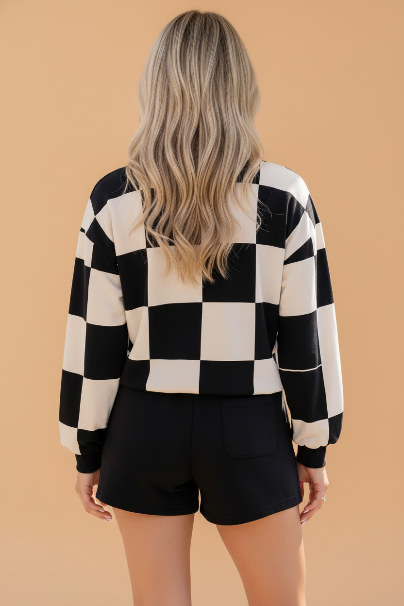 The Sutton Checker Lounge Set