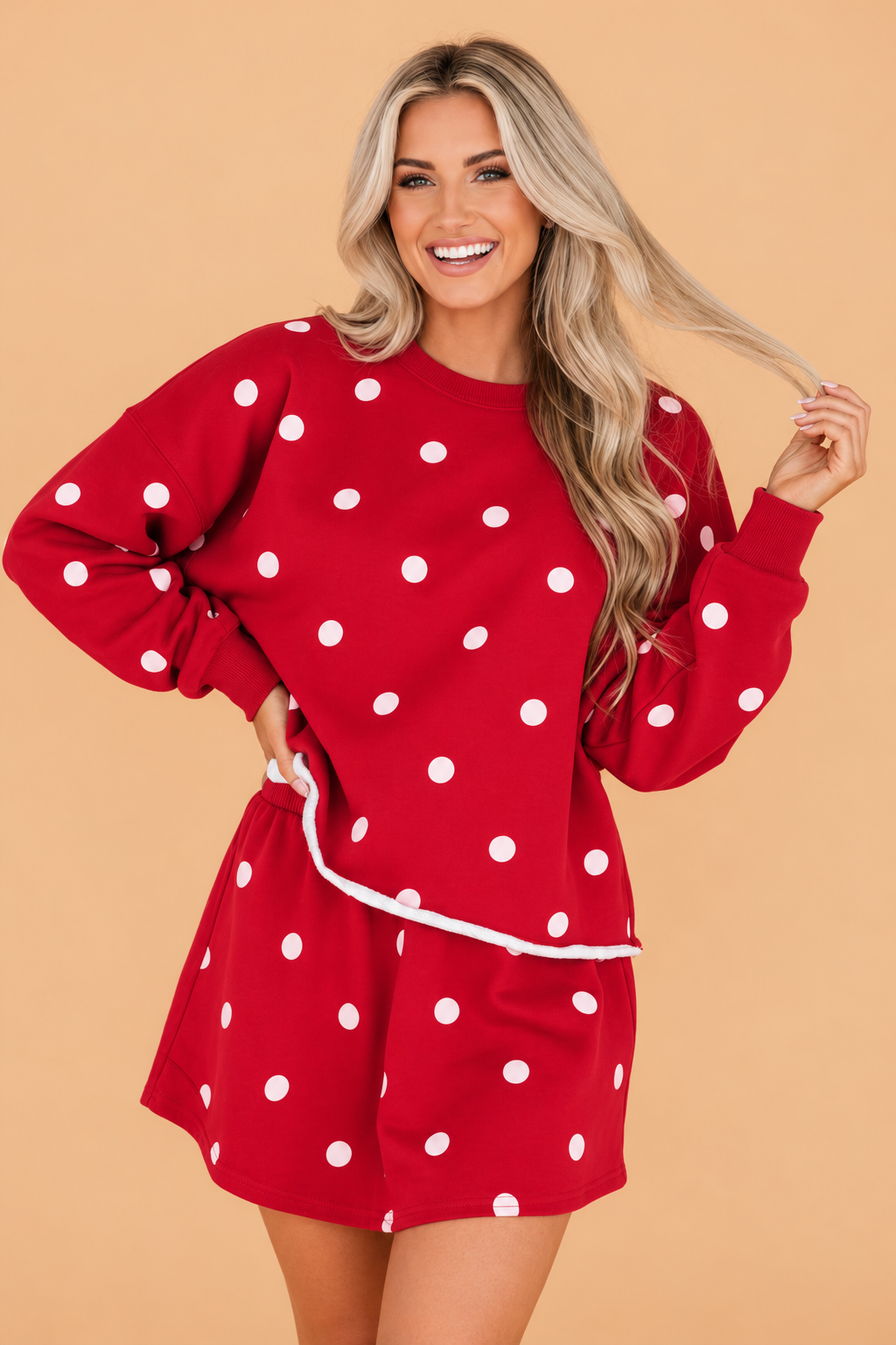 The Ruby Jane Polka Dot Skort Set