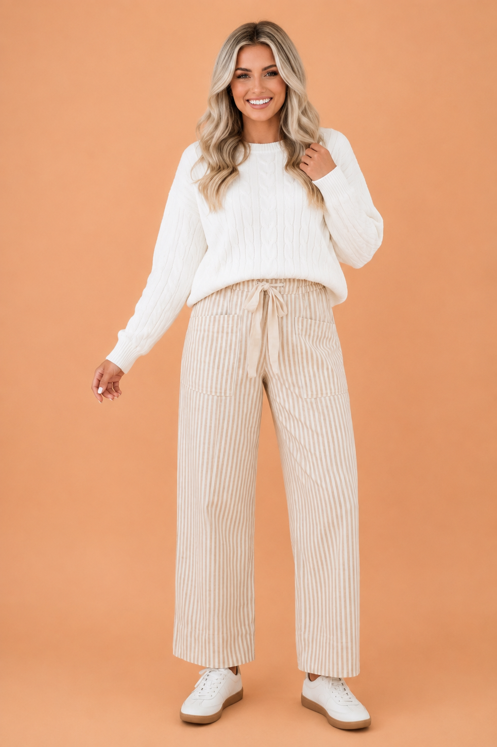 The Hazel Stripe Pants