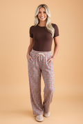 The Aspen Plaid Wide Leg Pants