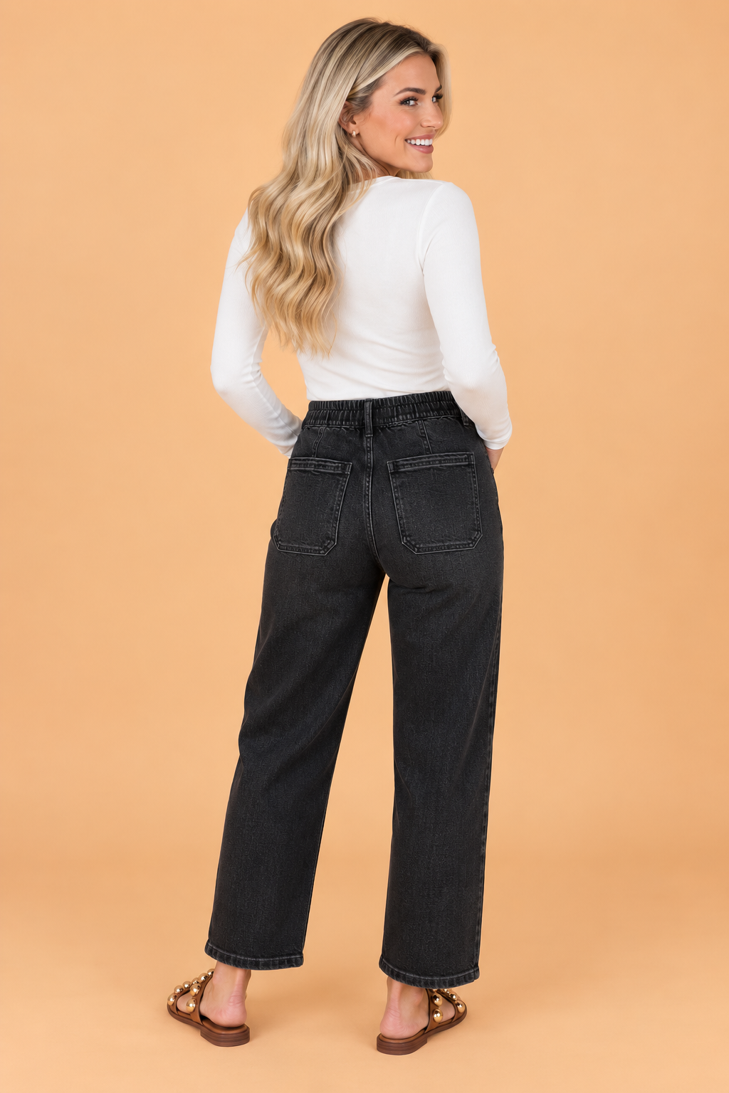 The Rowan Drawstring Denim Pants
