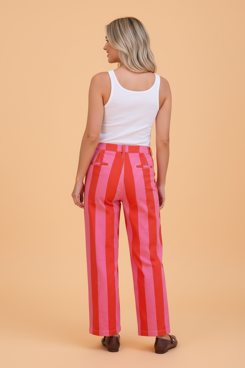 The Presley Striped Jeans