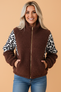 The Quincy Leopard Fleece Jacket