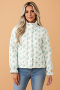 The Everly Floral Quilted Jacket