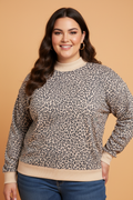 The Micah Leopard Mock Neck Sweatshirt