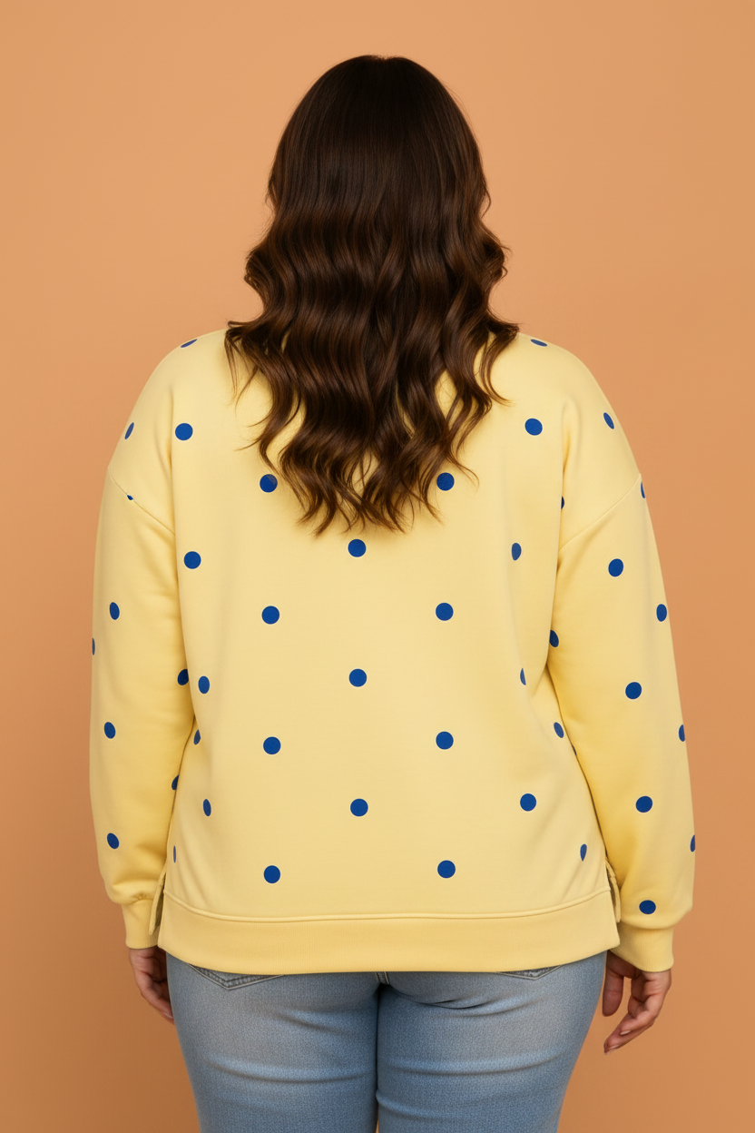 The Addison Polka Dot Sweatshirt