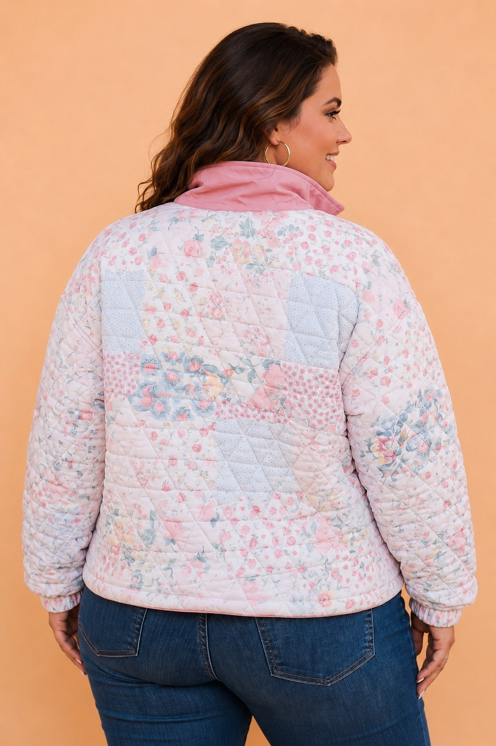 The Annalise Floral Quilted Sweatshirt