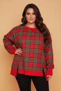 The Jingle Bell Plaid Sweatshirt
