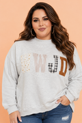 The Wren WWJD Patchwork Sweatshirt