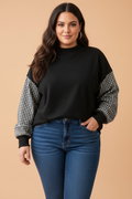 The Harlow Gingham Sweatshirt