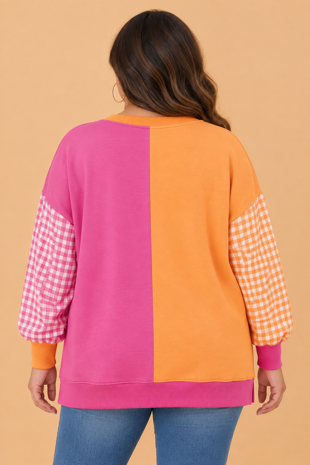 The Gracelyn James Gingham Sweatshirt
