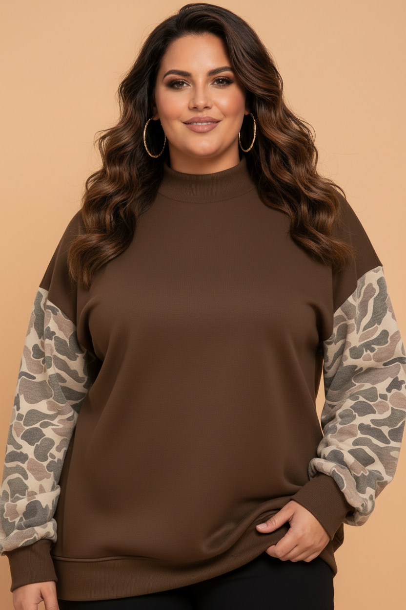 The Nellie Camo Sweatshirt