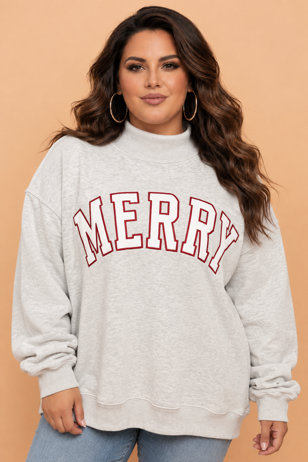 The Merry & Bright Curve Sweatshirt