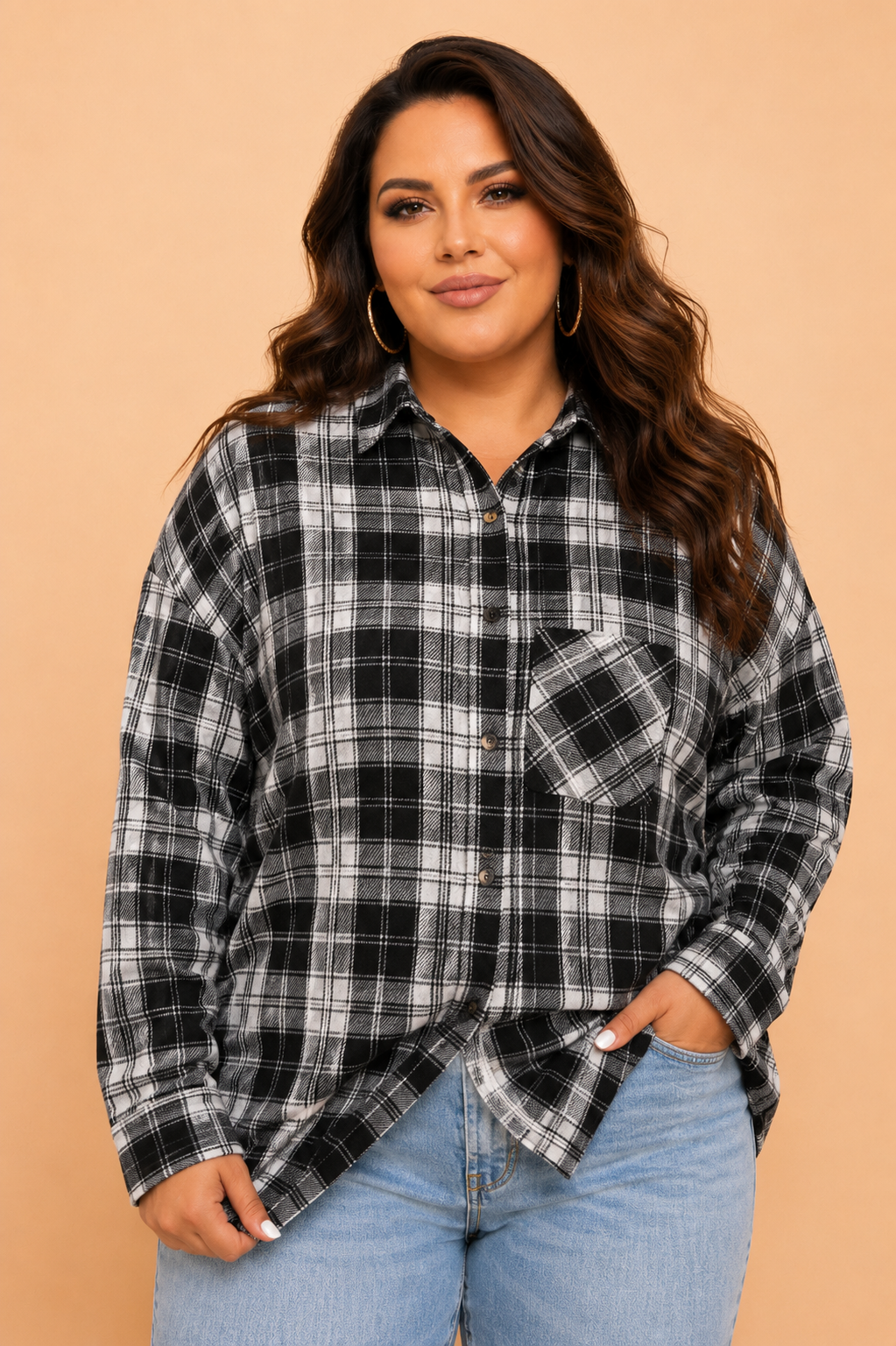 The Parker Plaid  Shacket