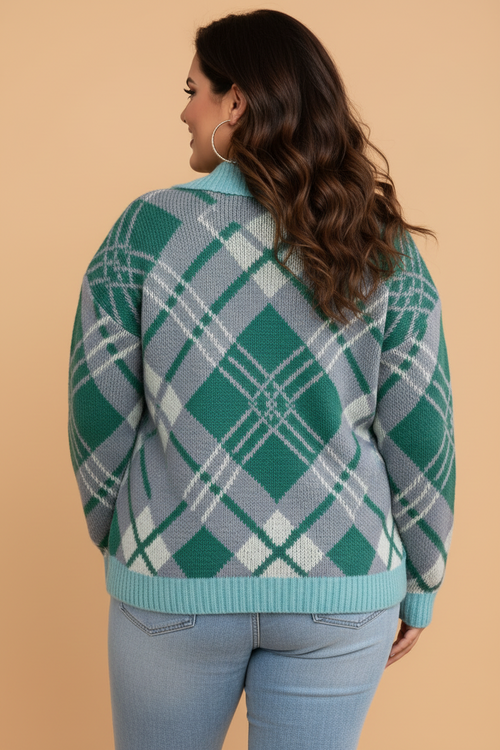 The Aspen Plaid Cardigan
