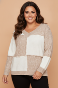 The Arlo Colorblock Textured Sweater