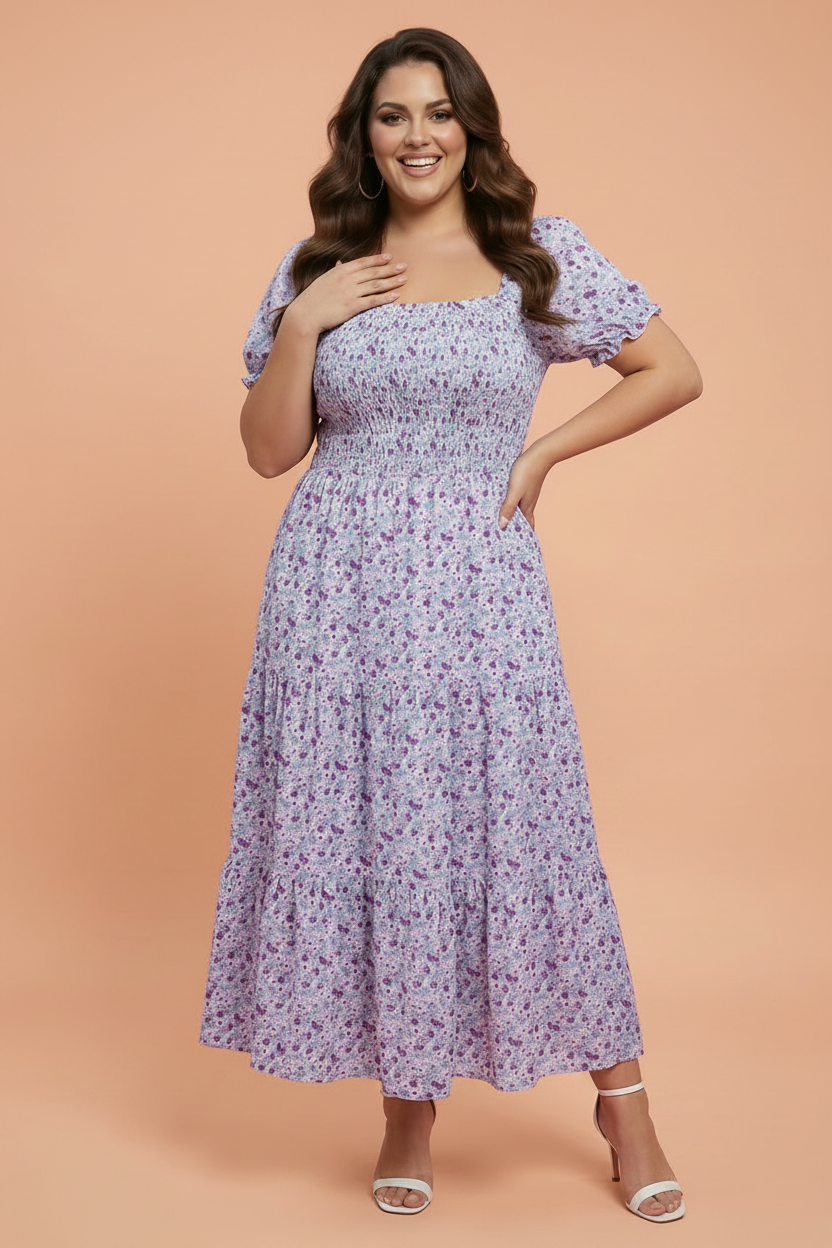 The Lavender Skies Maxi Dress