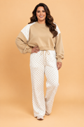 The Ava Polka Dot Lounge Set