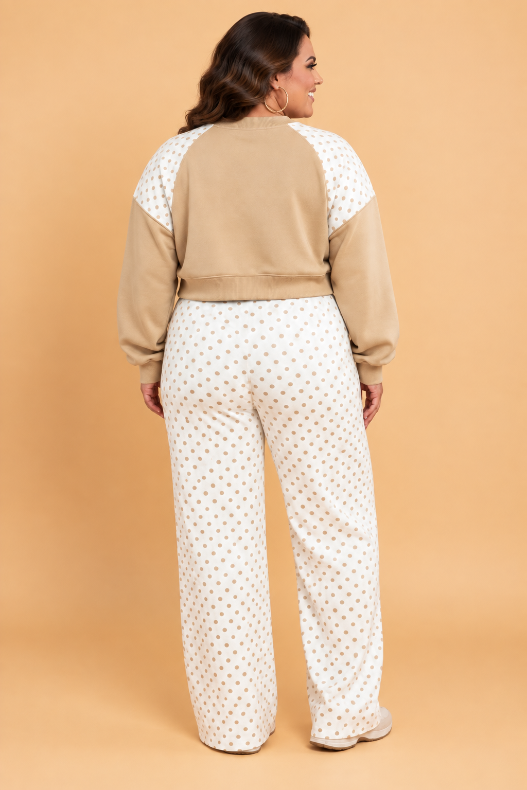 The Ava Polka Dot Lounge Set