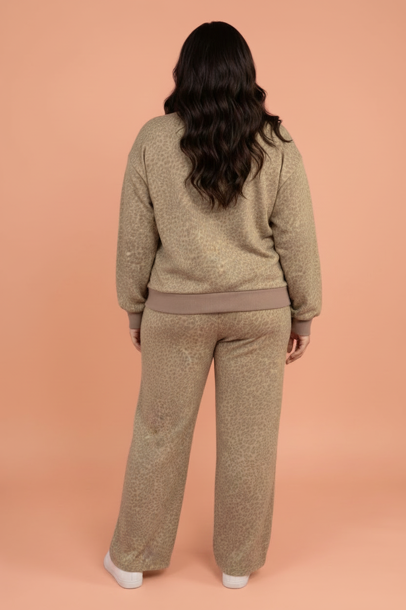 The Cleo Jane Leopard Star Lounge Set