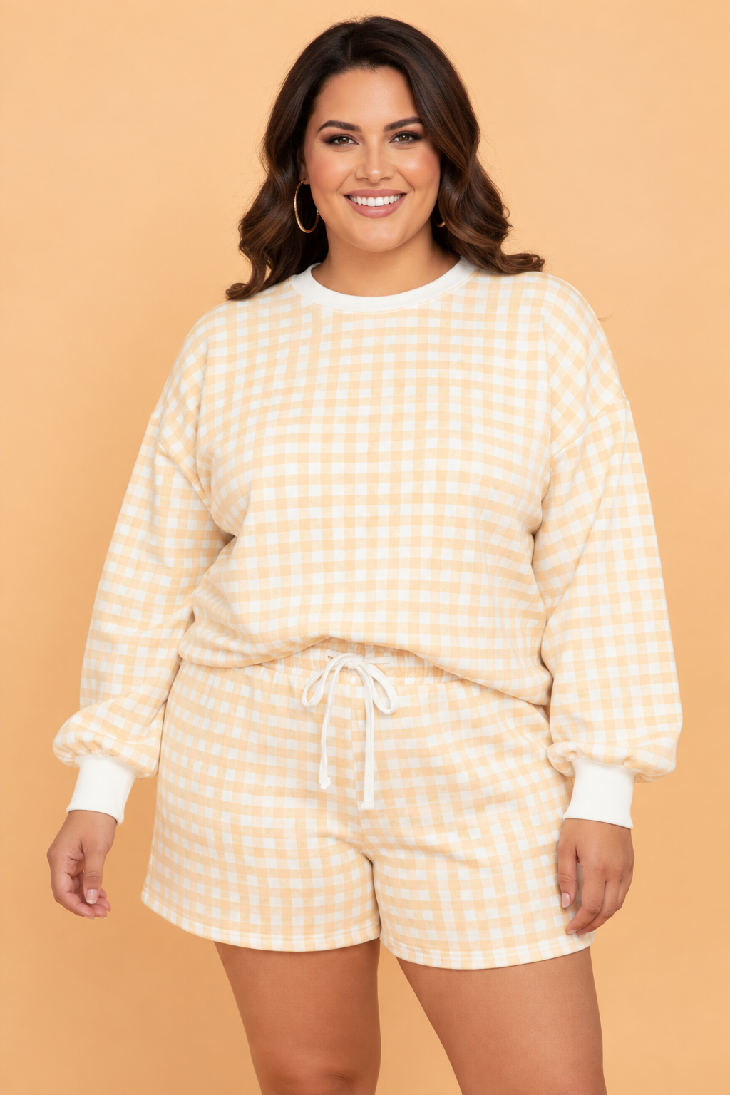 The Lottie Gingham Lounge Set