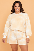The Lottie Gingham Lounge Set