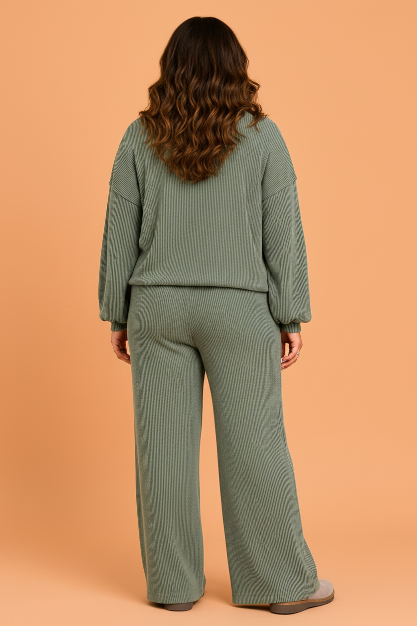 The Leighton Corded Knit Set