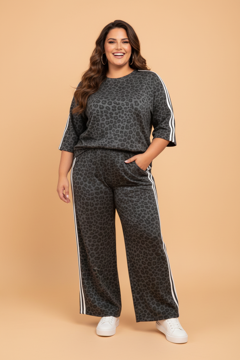 The Lizzie Leopard Lounge Set