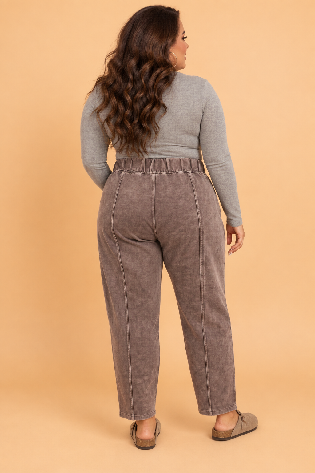 The Sutton Mineral Wash Barrel Pants