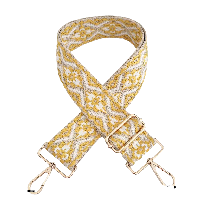 The Yellow Medallion Bag Strap