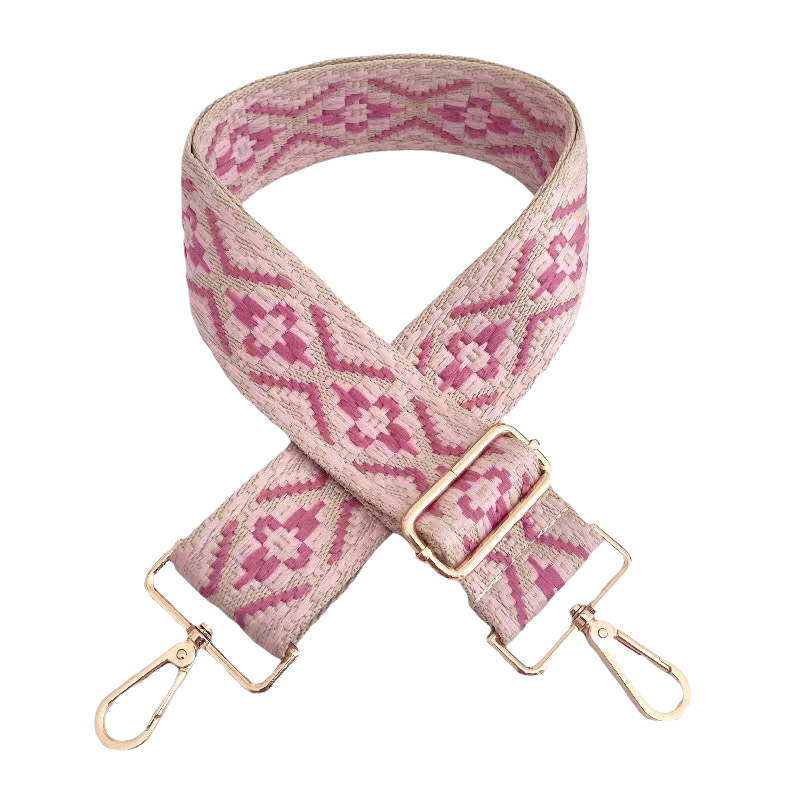 The Pink Medallion Bag Strap