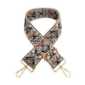 The Gray & Brown Western Design Bag Strap