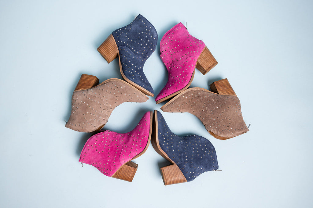 The Twilight Studded Heeled Ankle Boot