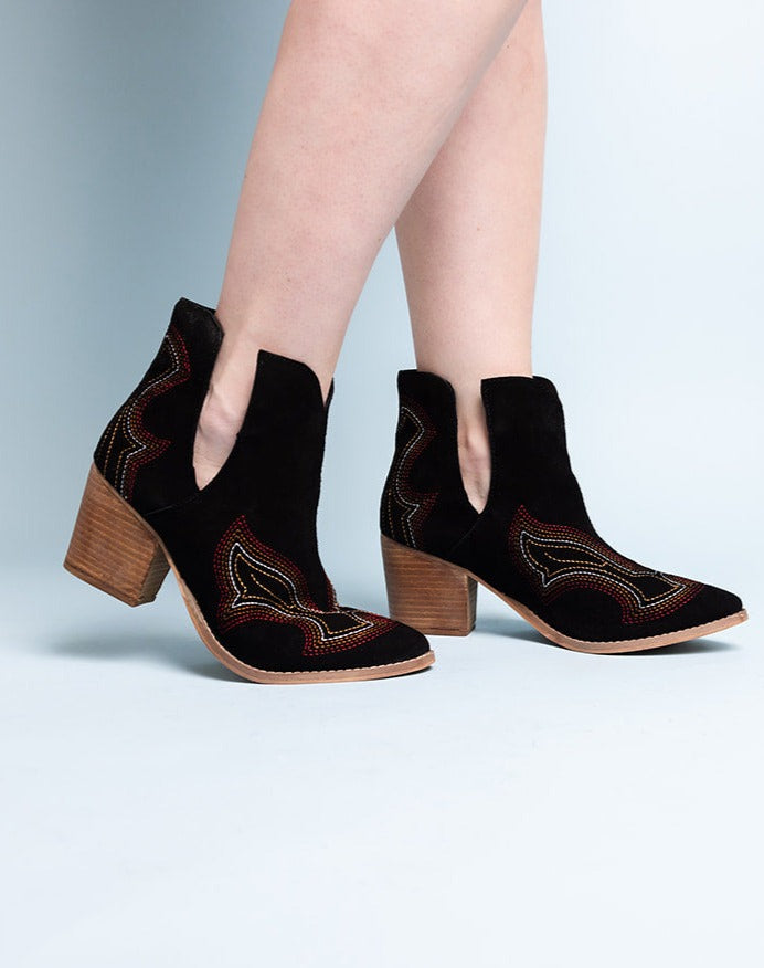 The Maeve Black Ankle Boots