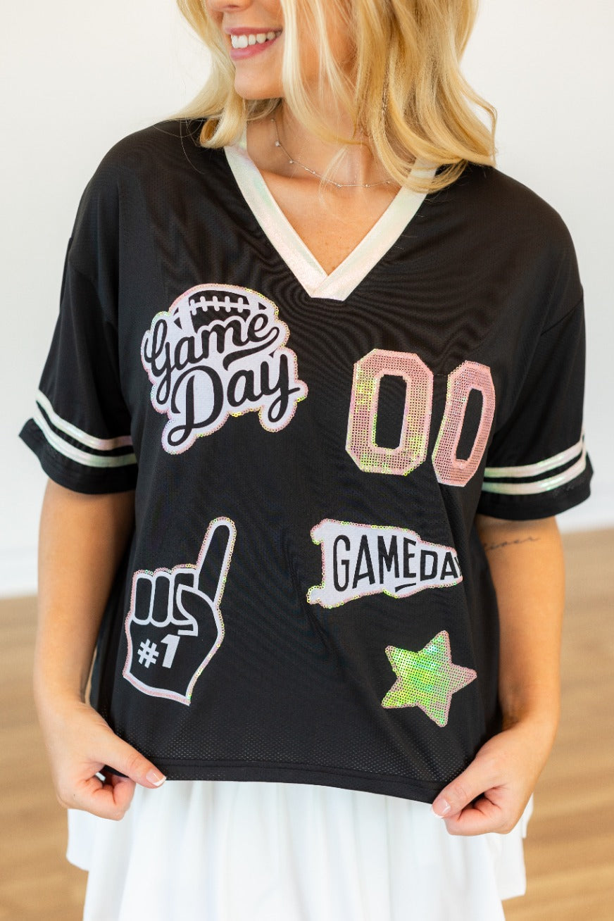The Presley Gameday Sequin Jersey