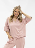 The Eliza Butter Soft V-Neck Top