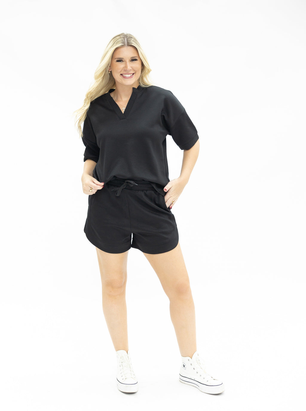 The Willow Kate Butter Soft V-Neck Top