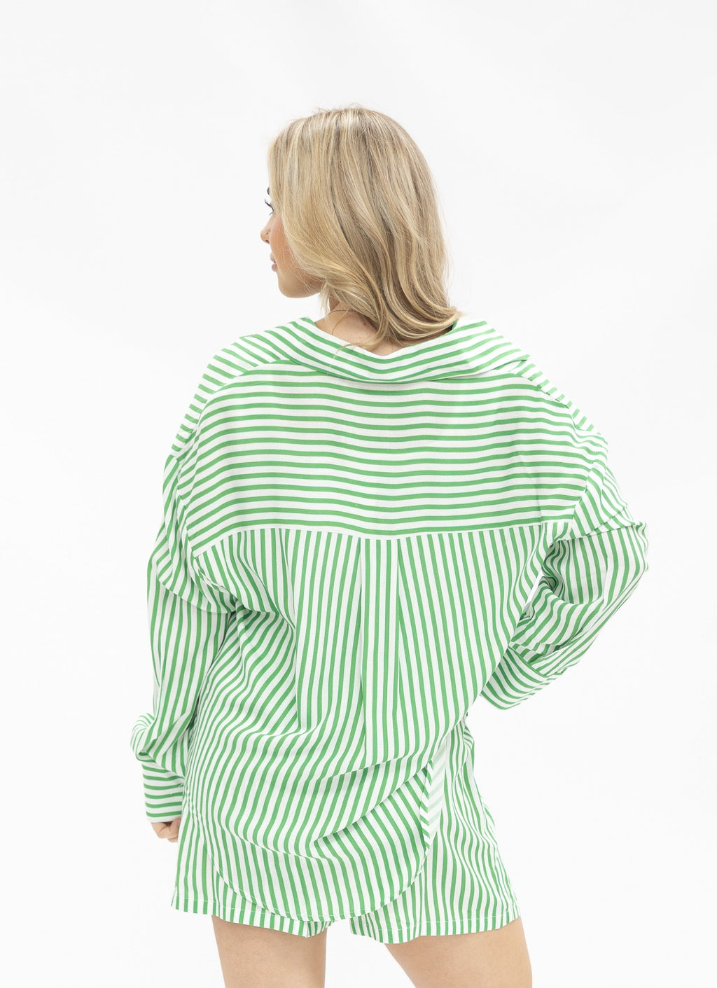 The Aspen Stripe Button Up Top